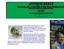 Tablet Screenshot of antiquereels.com